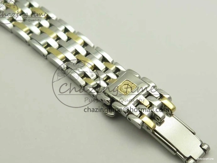 0523 Attractive De Ville Prestige Ladies 32.7mm SS MKF 1:1 Best Edition White Dial Roman Markers on SS YG Bracelet MIYOTA 7965